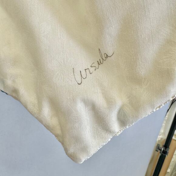 Quilted wedding ring patchwork vest handmade size medium-large grannycore cottag - Picture 14 of 16